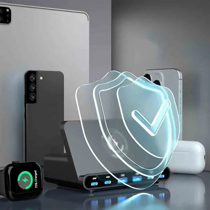 6 Ports Wireless Charger Station