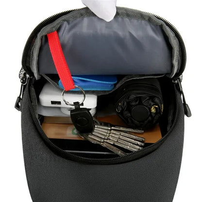 Running Crossbody Sling Bag W/ Headphone Hole Large Capacity