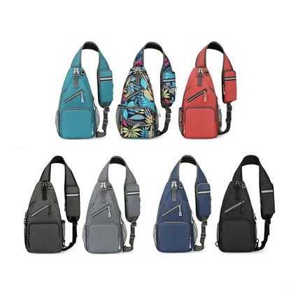 Waterproof Crossbody Sling Bag W/ Headphone Jack