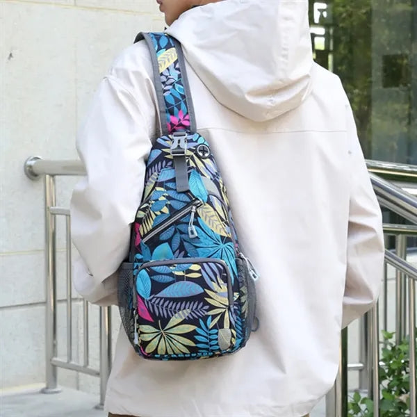 Waterproof Crossbody Sling Bag W/ Headphone Jack