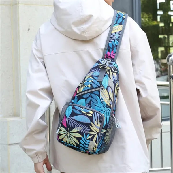 Waterproof Crossbody Sling Bag W/ Headphone Jack