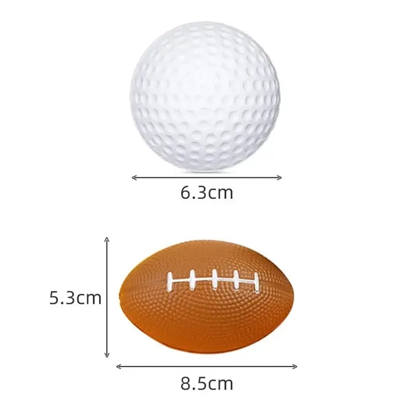Custom Logo Sports PU Balls Mini Foam Soft Stress Relievers