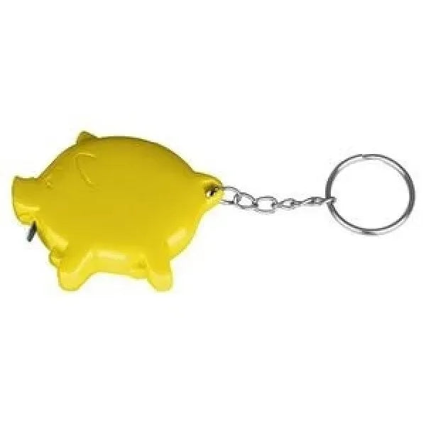 Pig Shape Tape Measure Key Chain