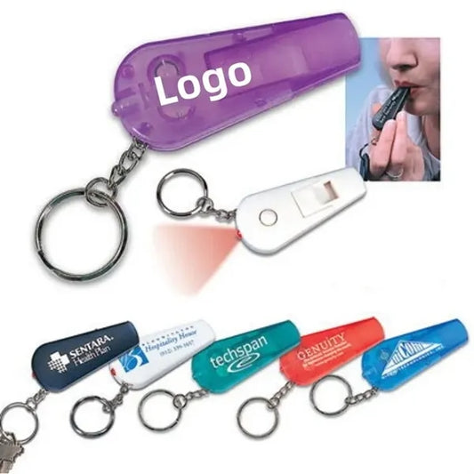 Whistle LED Keychain