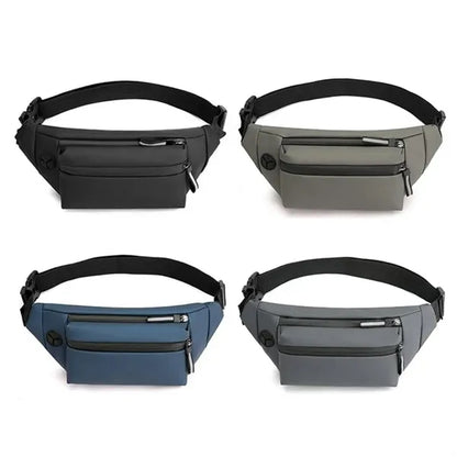 Waterproof Running Fitness Waist Fanny Bag W/ Headphone Jack