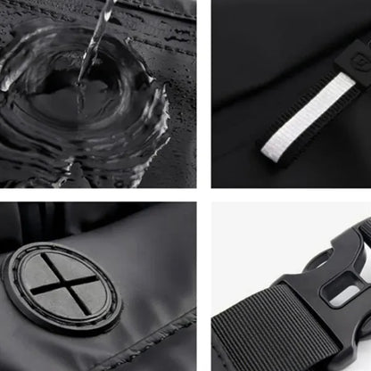 Waterproof Running Fitness Waist Fanny Bag W/ Headphone Jack