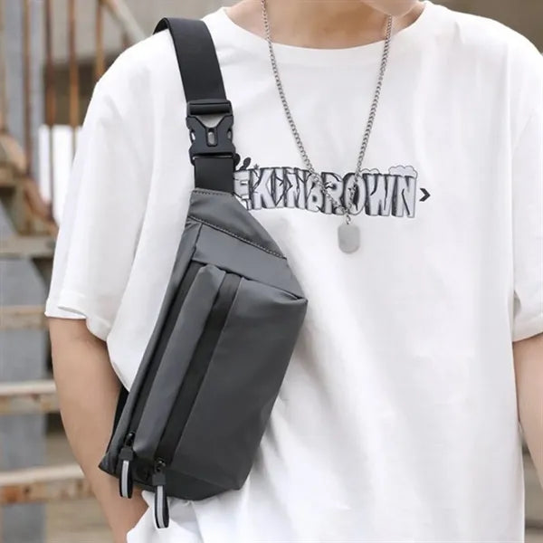 Waterproof Running Fitness Waist Fanny Bag W/ Headphone Jack
