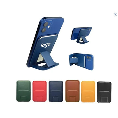 Magnetic PU Leather Card Holder