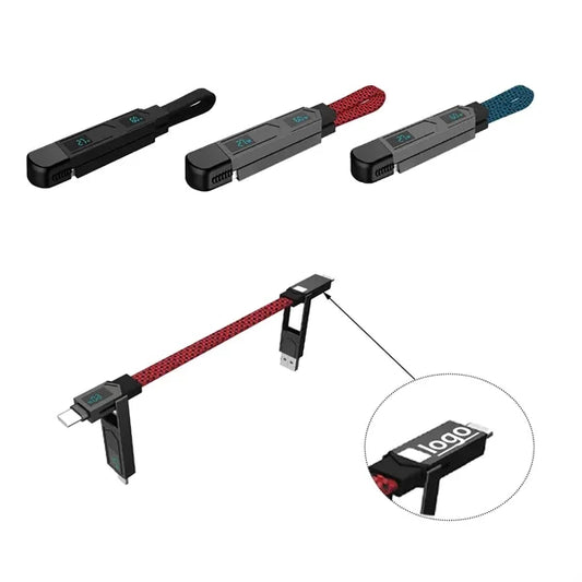 Data Charging Cable with Digital Display & Magnetic Feature
