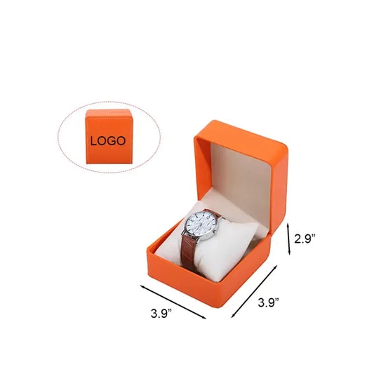 Elegant PU Watch Holder-Glossy and Matte Choices