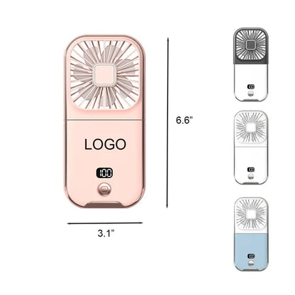 10-Hour Run Portable Fan with Charging Function
