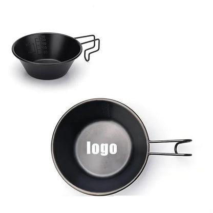 304 Stainless Steel Non-Stick Stackable Camping Bowl Mug