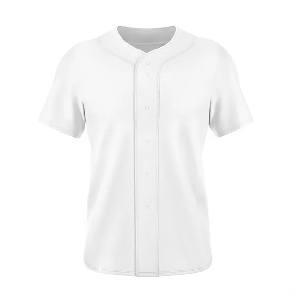 Sublimation UPF Mesh Full-Button Baseball Jersey - Men Women