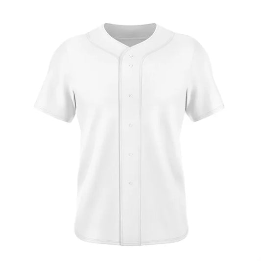 Sublimation UPF Mesh Full-Button Baseball Jersey - Men Women