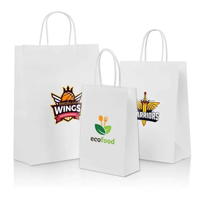 Natural Kraft Paper Shopper Tote Bag - Large