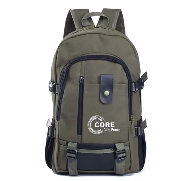 Retro Canvas Backpack Double Shoulder School Bag Unisex for