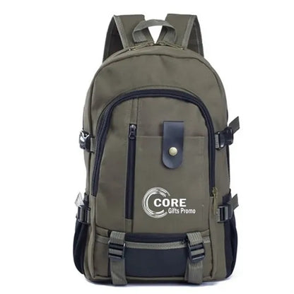 Retro Canvas Backpack Double Shoulder School Bag Unisex for