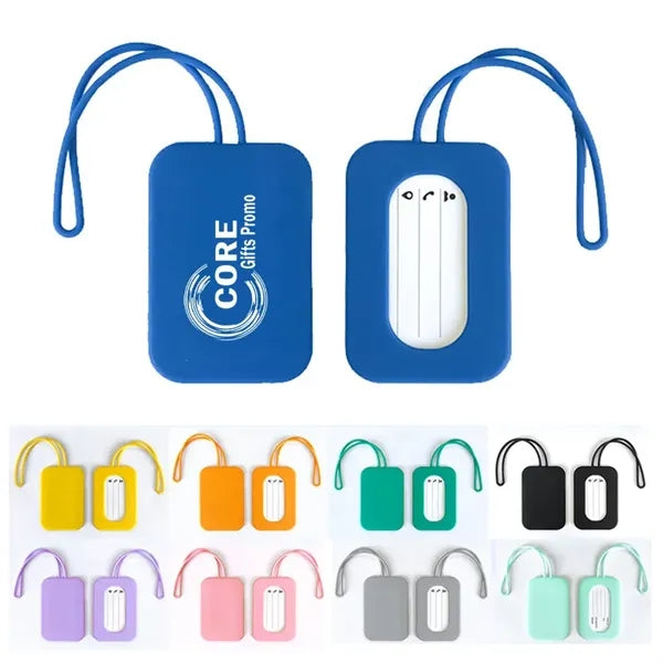 Colorful Travel Silicone Luggage Tags for Suitcases