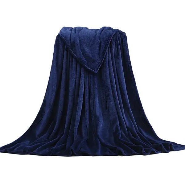 Sofa Throw Coral Velvet Solid Couch Blanket for All