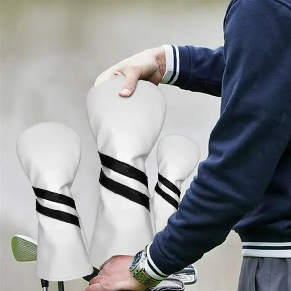 Premium Golf Club Headcover Set for Driver, Fairway, Irons