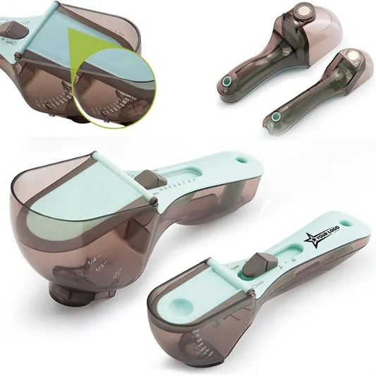 Adjustable Magnetic Measuring Spoon with Precise Scale