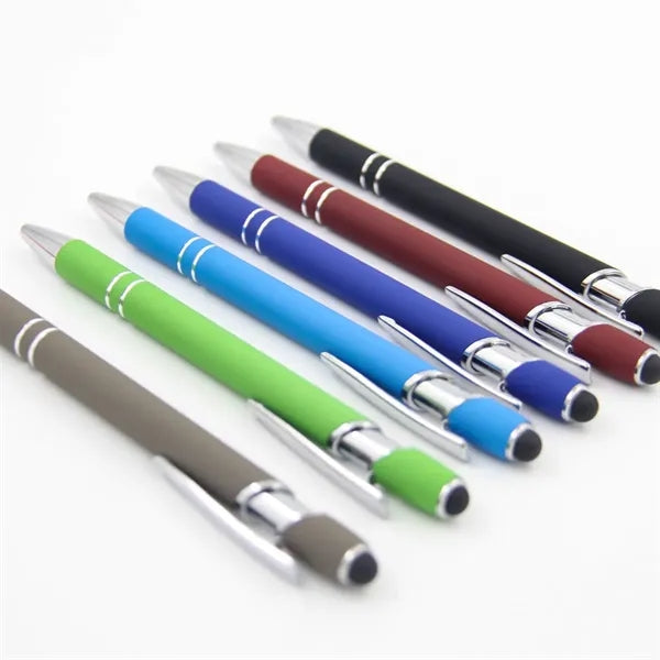 Multicolor Aluminum Stylus Ballpoint Pen