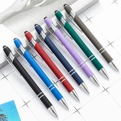 Multicolor Aluminum Stylus Ballpoint Pen