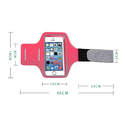 Adjustable Sports Armband w/ Touchscreen & Breathable Strap