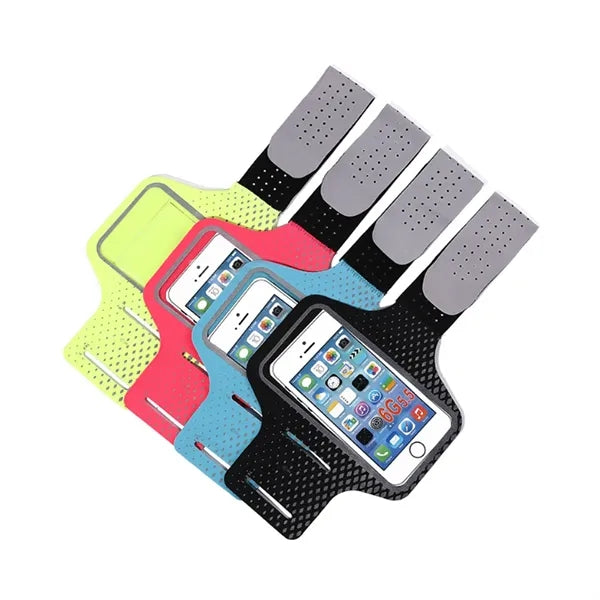 Adjustable Sports Armband w/ Touchscreen & Breathable Strap
