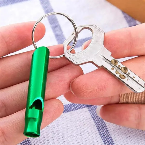 Emergency Whistle Keychain for Outdoor Survival & Safety