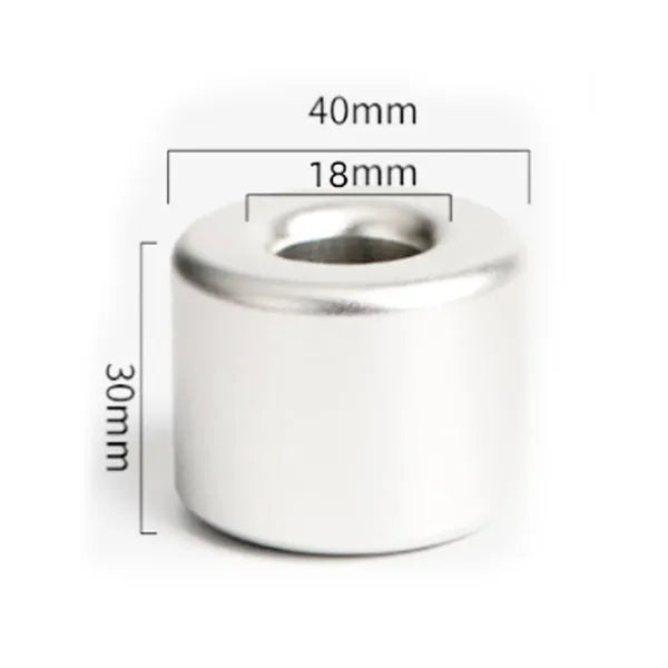 Minimalist Aluminum Alloy Pen Holder for Office and Business