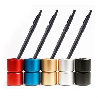 Minimalist Aluminum Alloy Pen Holder for Office and Business