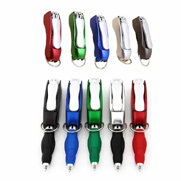 Nail Clipper Pen Keychain