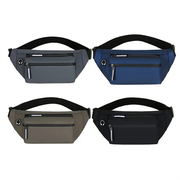 Waterproof Outdoor Running Belt Waist Bag W/ Headphone Jack