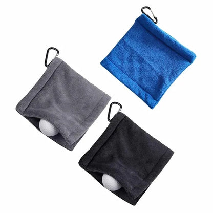 Golf Towel with Carabiner Clips