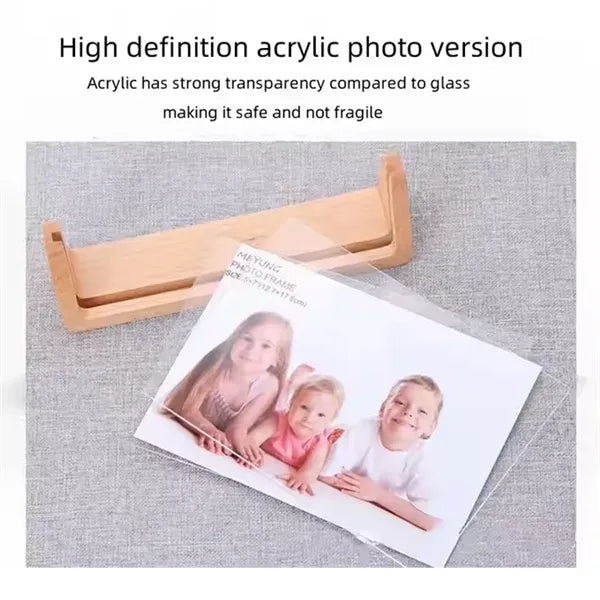 Acrylic Wooden Photo Frame