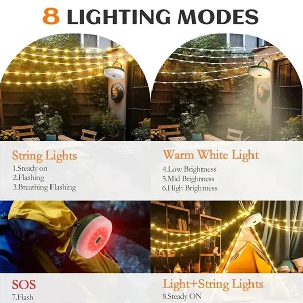 Solar Camping String Lights