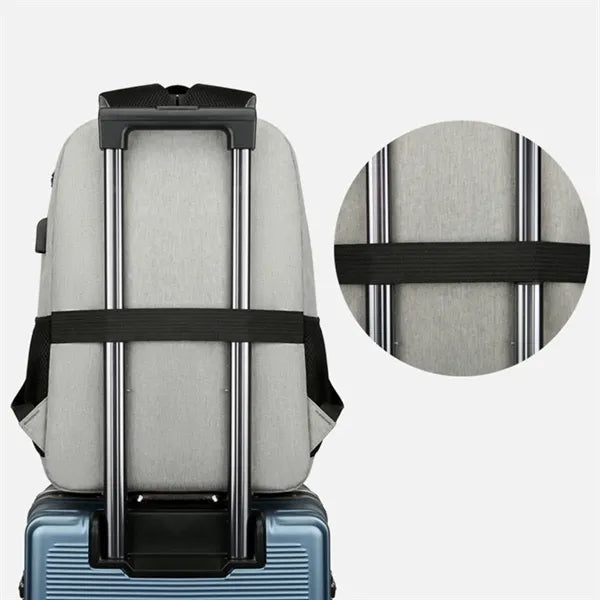 Insulated Laptop Backpack W/ Cooler USB Port Headphone Jack