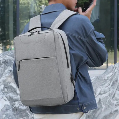 Large Waterproof Business Laptop Backpack W/ USB Charging