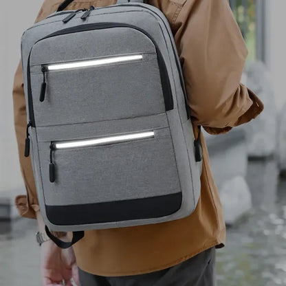 Waterproof Business Travel Laptop Backpack W/ USB Charging