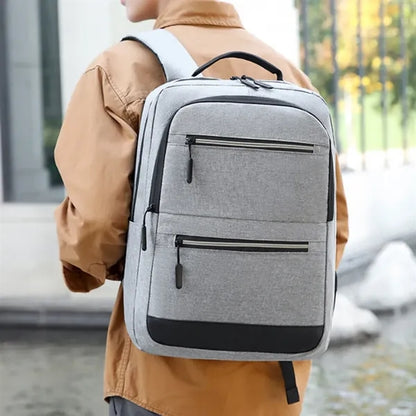 Waterproof Business Travel Laptop Backpack W/ USB Charging