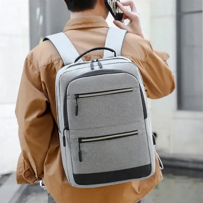 Waterproof Business Travel Laptop Backpack W/ USB Charging