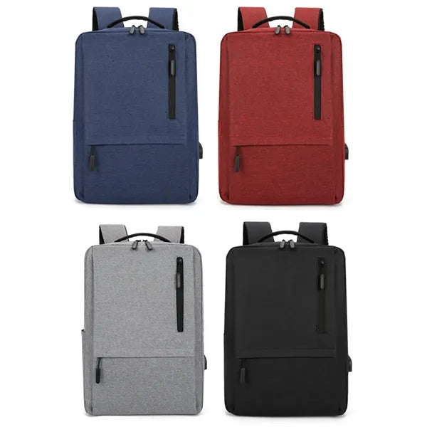 15.6 In Waterproof Business Laptop Backpack W/ USB Charging