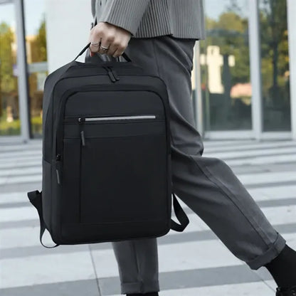 Waterproof Business Laptop Backpack W/ USB College Bookbag