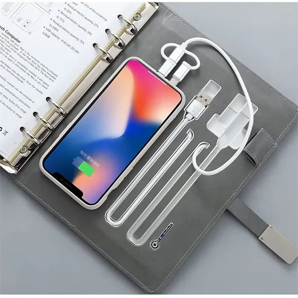 Premium Charging Notebook Gift Set with Power Bank