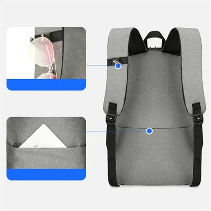 Laptop Backpack W/ USB Port Headphone Jack & Anti-Theft Lock