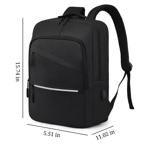 15.6 In Business College Travel Laptop Backpack W/ USB Port