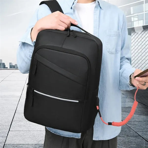 15.6 In Business College Travel Laptop Backpack W/ USB Port