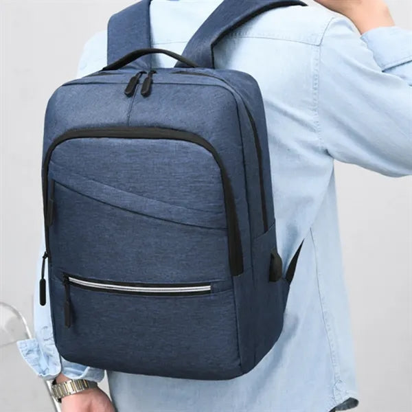 15.6 In Business College Travel Laptop Backpack W/ USB Port