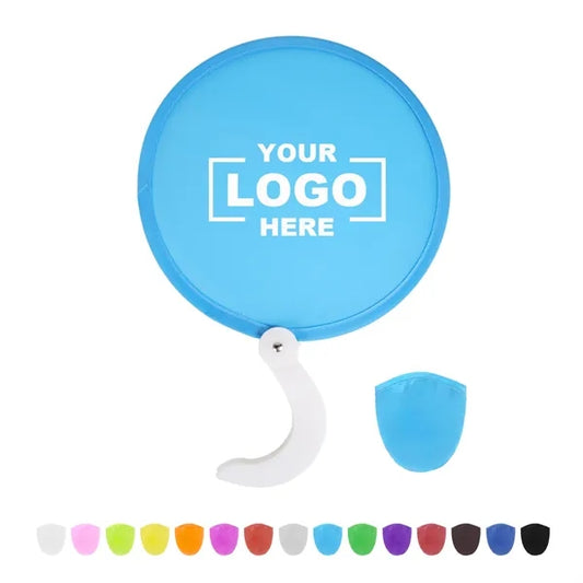 Foldable Handle Fan with Pouch